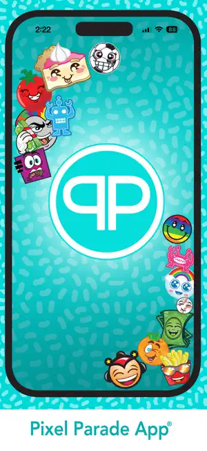 Pixel Parade Stickers & Emojis screenshot 1