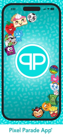 Pixel Parade Stickers & Emojis app screenshot