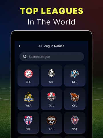 Live Football TV : HD TV Score iPad screenshot