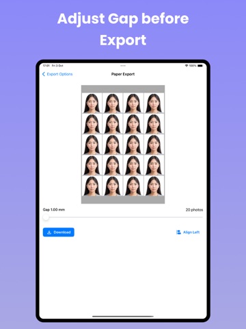All Passport Size Photo Maker iPad screenshot