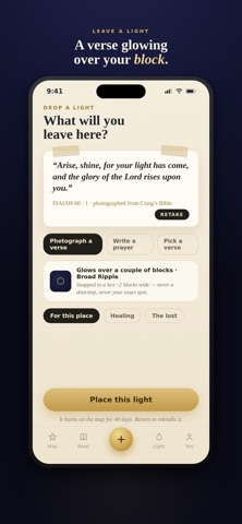 Watchfire: Prayer Map & Bible iPhone screenshot