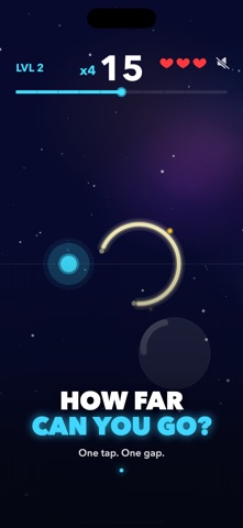 Gapshot: Timing Arcade Game iPhone screenshot