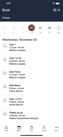 Yoga Club - Montreal screenshot