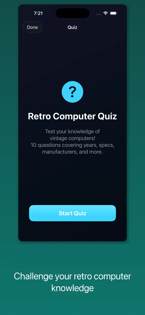 #5. Retro Computers (iOS) Ved: John Kennedy