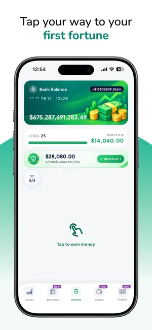Wealthon: Idle Tycoon Life Sim screenshot 1