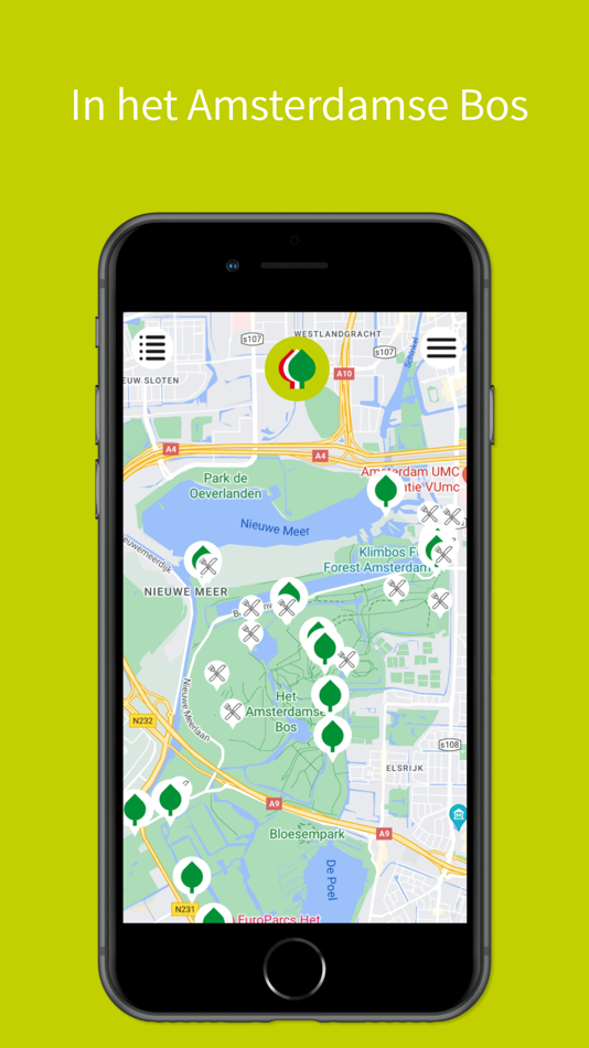 #3. Amsterdamse Bos-app (iOS) 由: Geralt Ploegstra