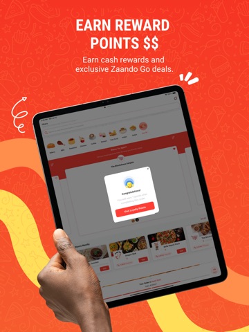 Zaando Go: Food & More iPad screenshot