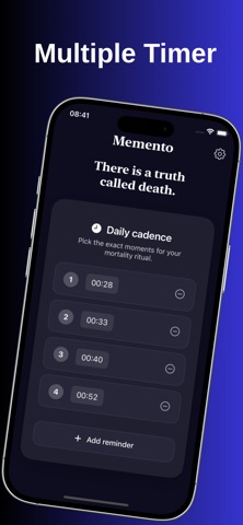 Memento: Daily Death Reminder screenshot