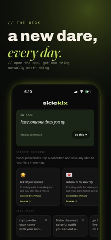 Sidekix iPhone screenshot