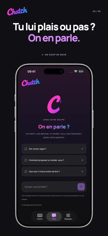Chatch : Clavier IA screenshot 3 of 5
