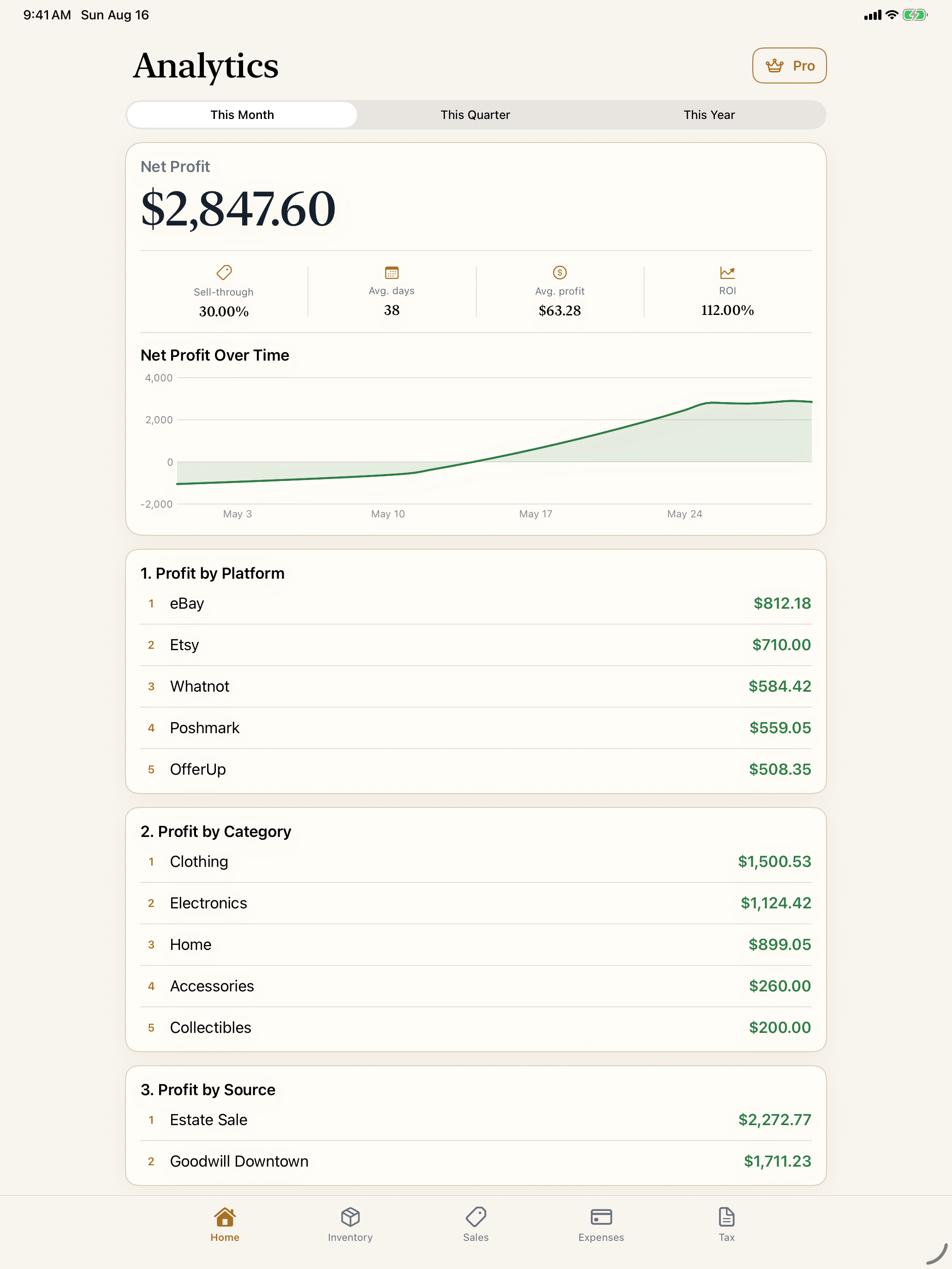FlipMargin: Resale Tracker screenshot 11