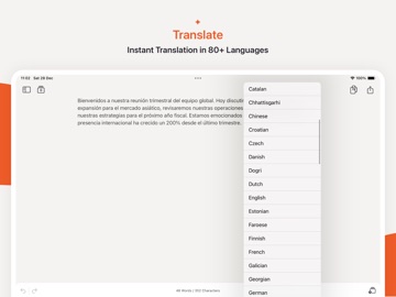 AI Rewriter: Paraphrase Text iPad screenshot