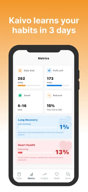Kaivo: Quit Nicotine Coach screenshot 2