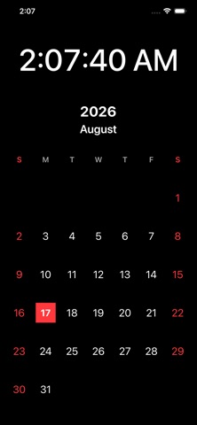 Calendar Clock app screenshot 3