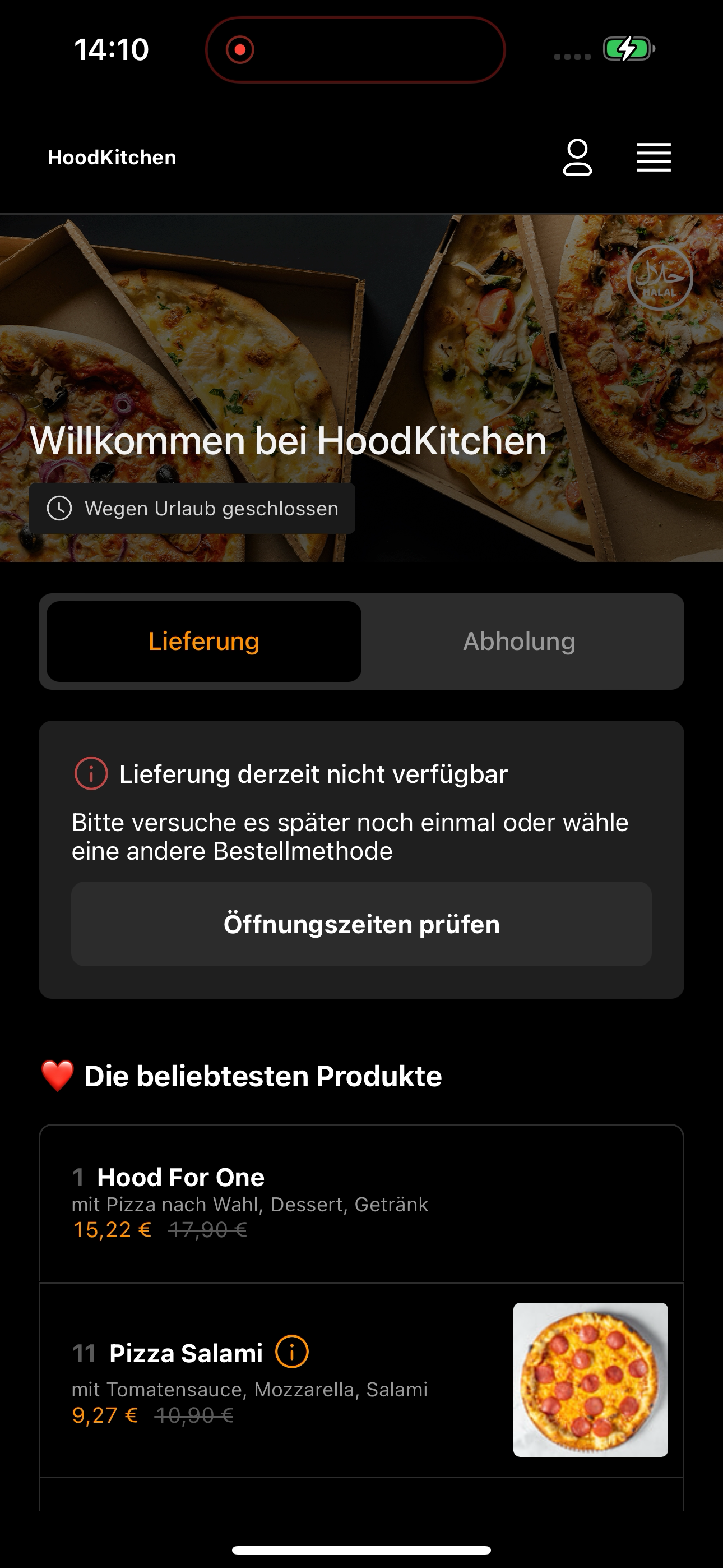 HoodKitchen screenshot 3