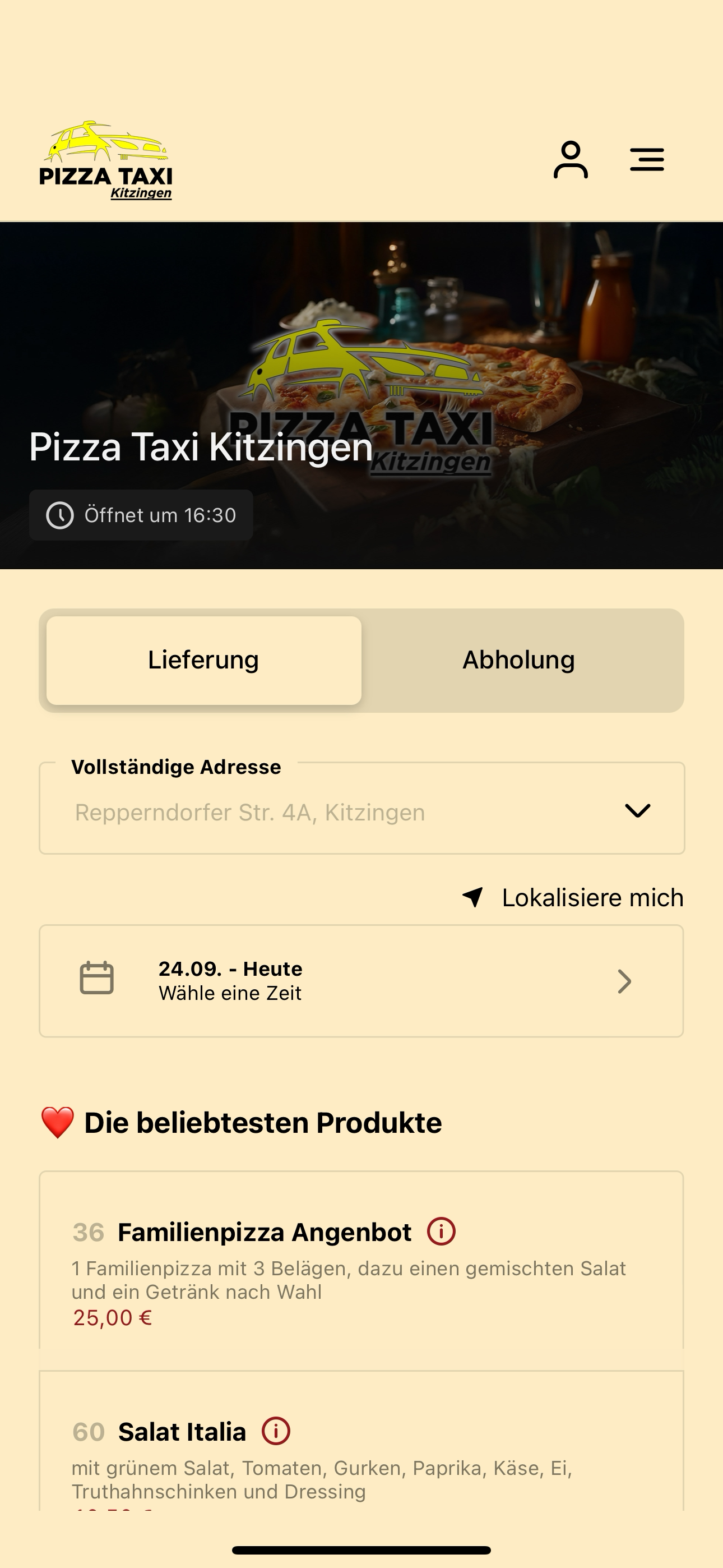 Pizza Taxi Kitzingen screenshot 3