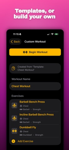 Gym Gorilla: Workout Tracker app screenshot 2