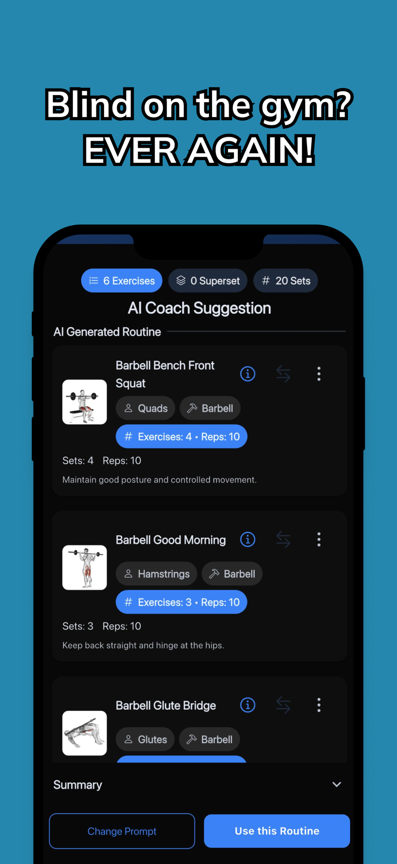 RepSet: Gym Workout Planner
