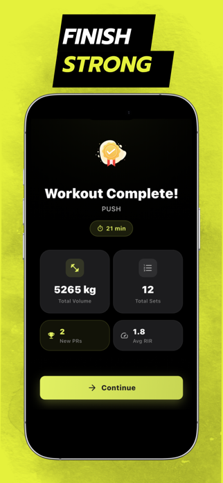 Setwise: Gym Log & Track Screenshot 9 of 10