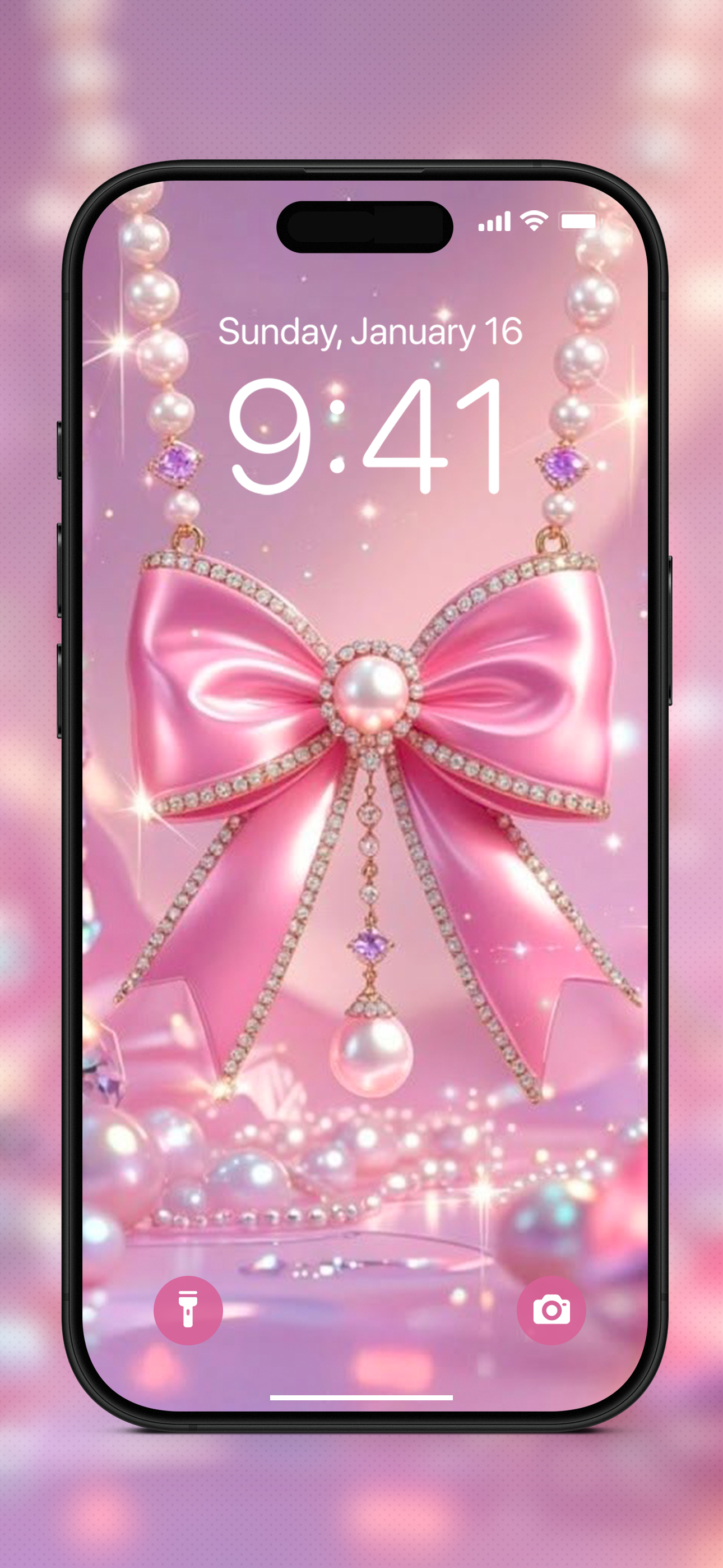 Cute Pink Bow Wallpapers
