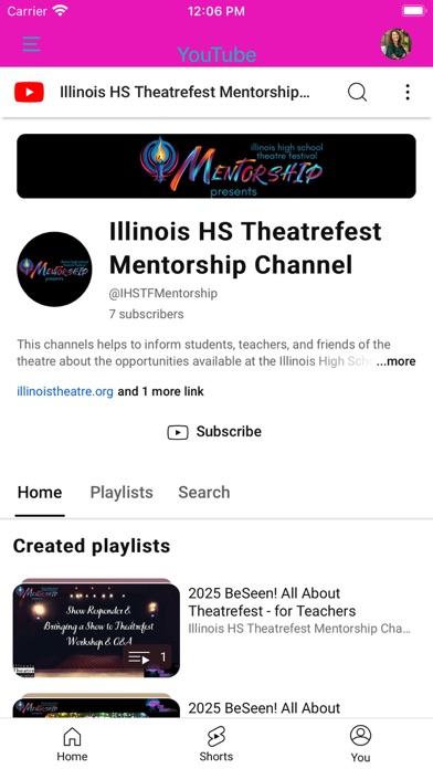 Illinois HS Theatre Fest 2025 Screenshot