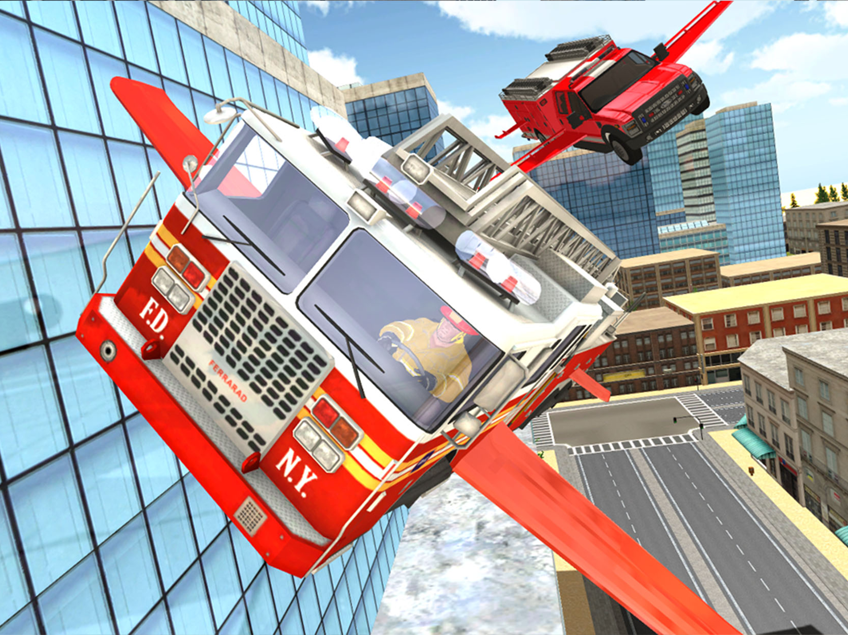 Fire Truck Flying Car