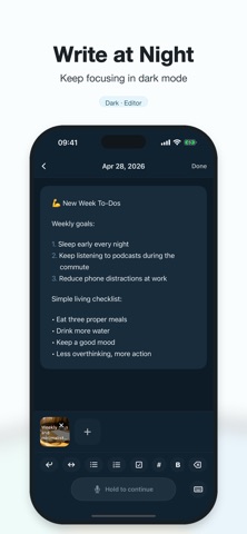 Lockeep: AI Voice Journal iPhone screenshot