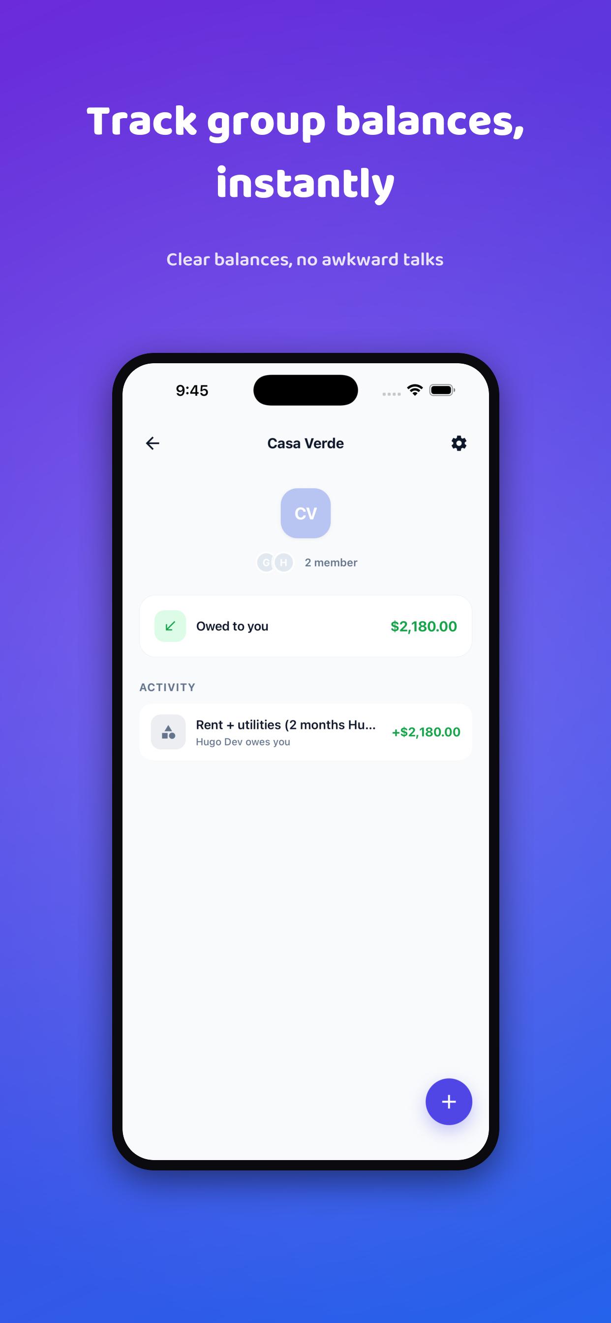 Finqo: Money & Group Expenses screenshot 5