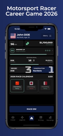 Motorsport Racer Career 2026 iPhone screenshot