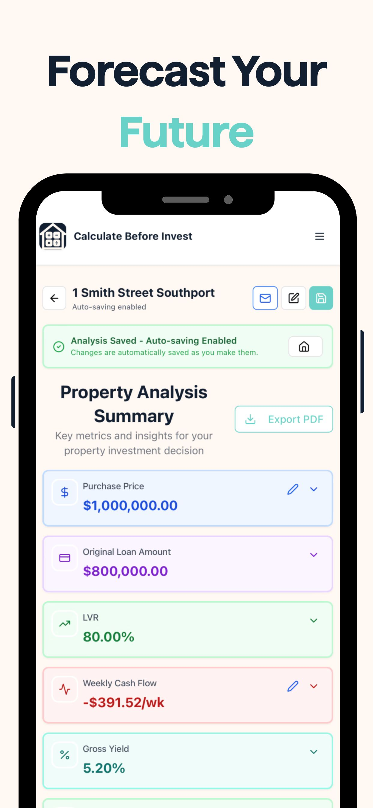 Calculate Before Invest screenshot 2