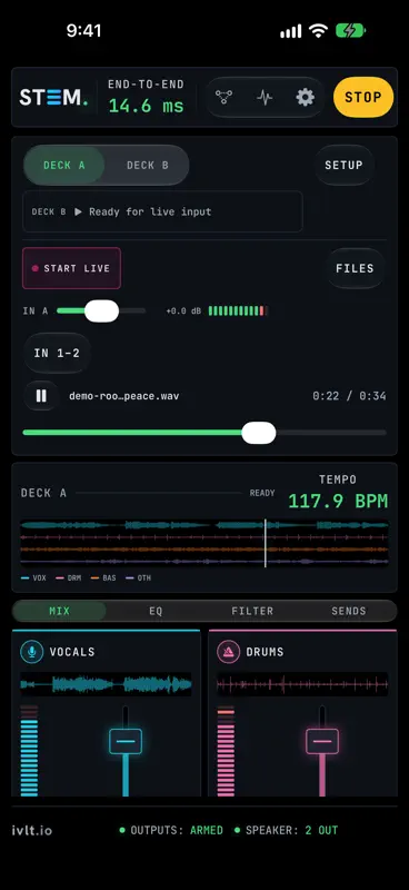 STEM: Live Stem Separation screenshot 1 of 7