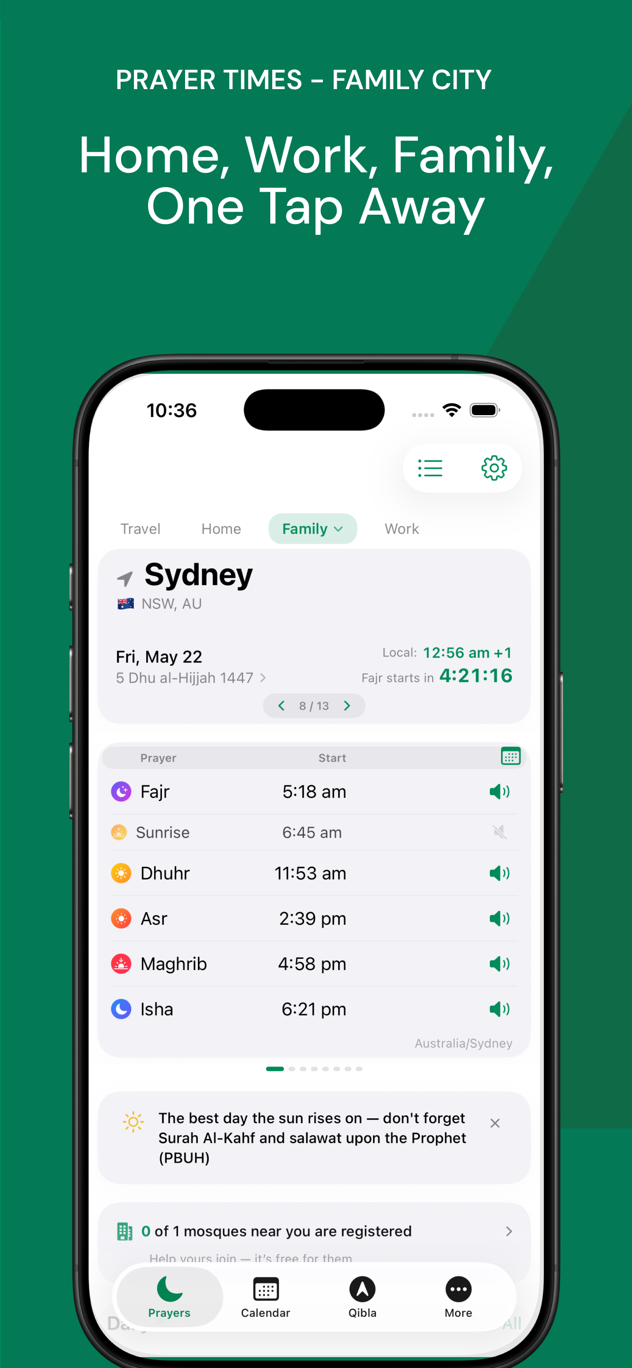 Iqama Nearby: Mosque Events