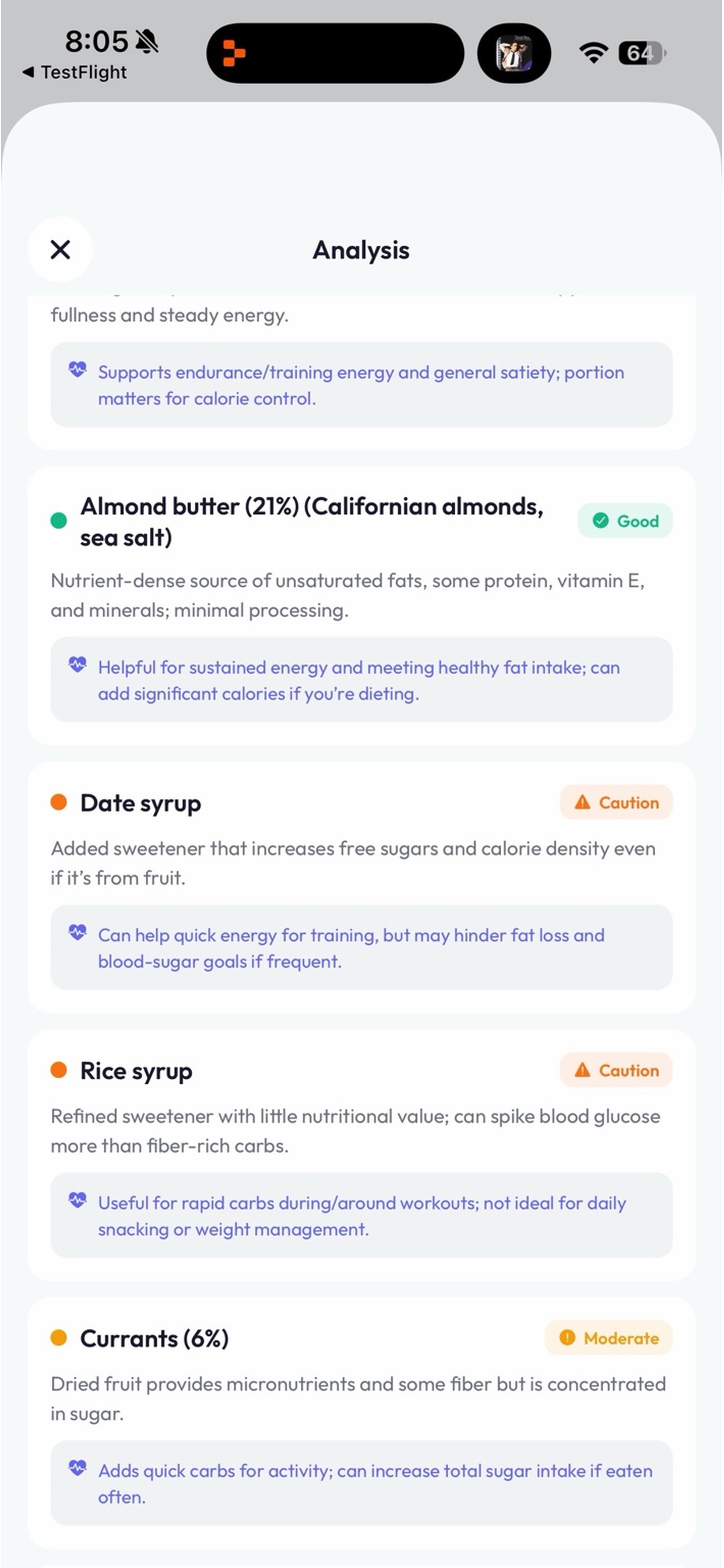 NutriScan: Food Label AI screenshot 3