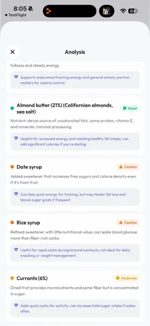 NutriScan: Food Label AI screenshot 3