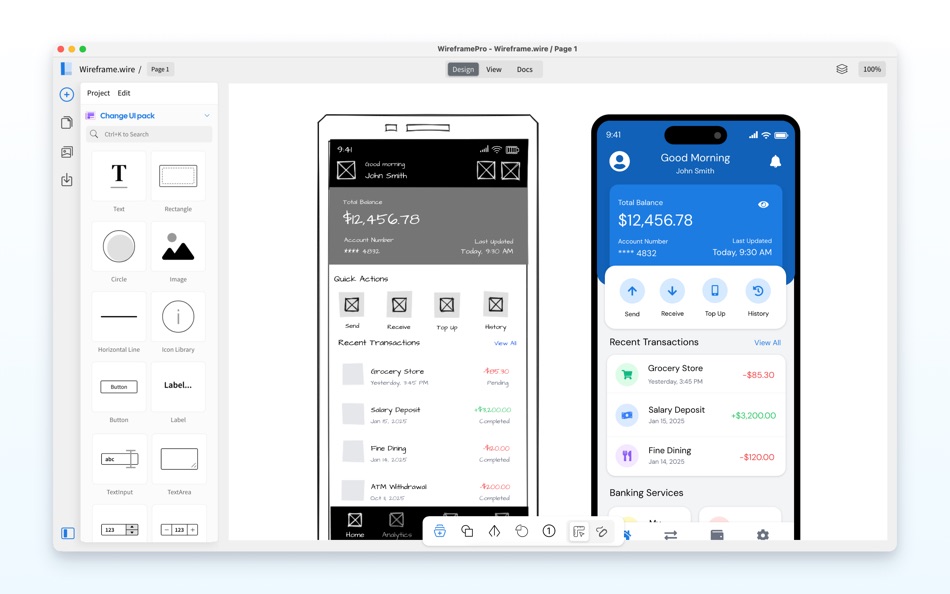#1. MockFlow WireframePro (macOS) Av: produle