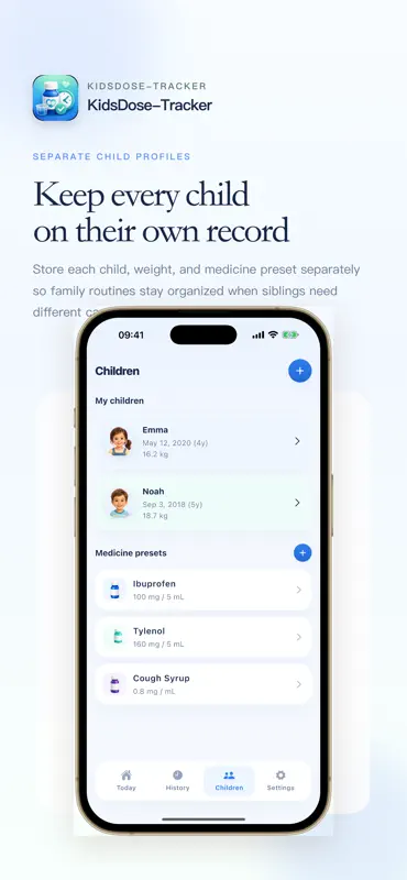 KidsDose-Tracker screenshot 4 of 5