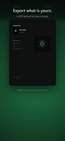 inner sight · Visual Journal Screenshot 6 of 6