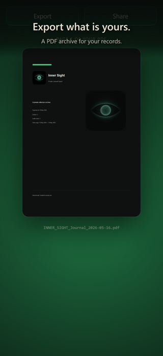 inner sight · Visual Journal Screenshot 6 of 6