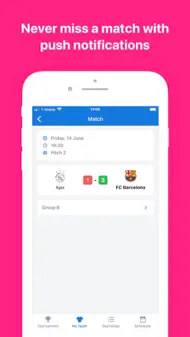 Tournify iphone bilder 2
