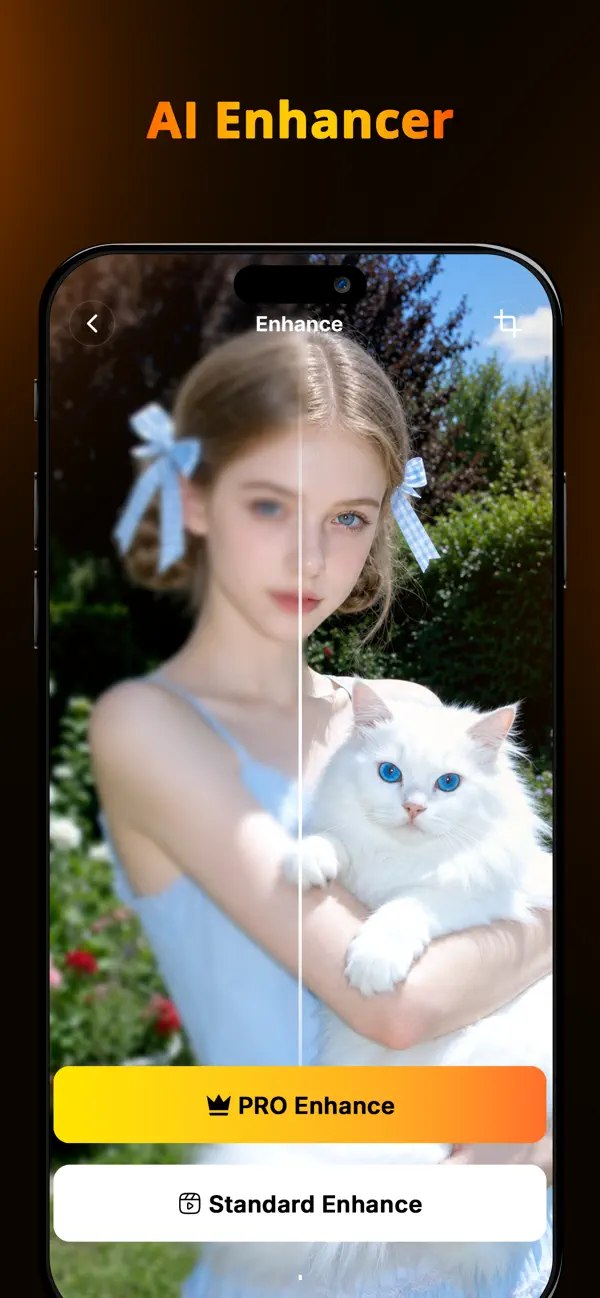 Screenshot #1 pour AI Photo Enhancer & Filters