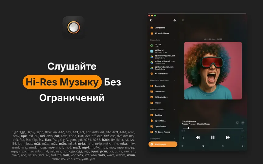 Скриншот Flacbox на iPhone 1