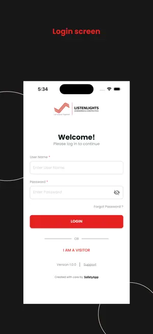 Listen Lights Safety App screenshot 2