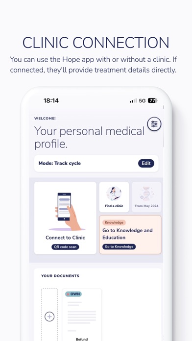 Hope Fertility Screenshot