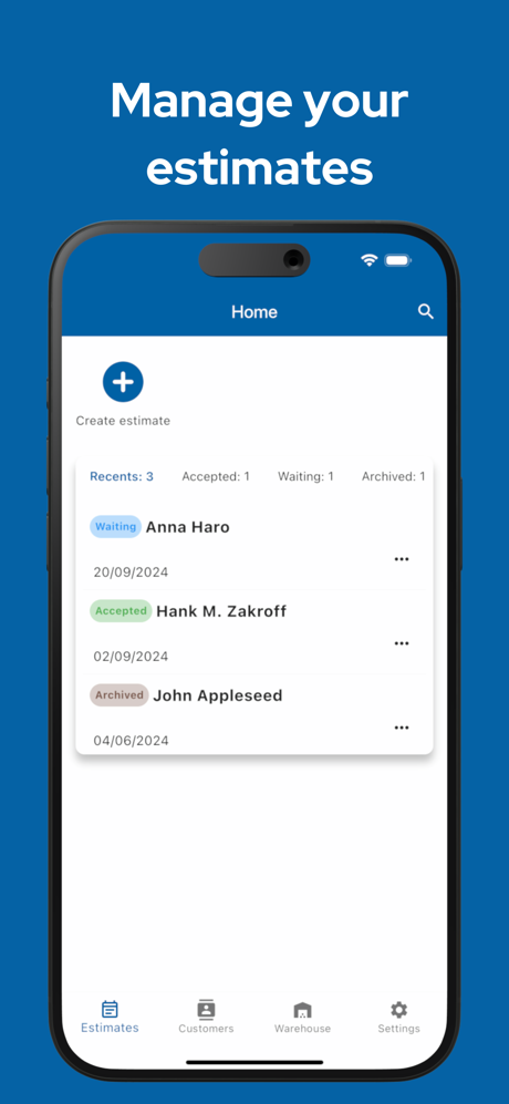 Estimate maker, contractor app screenshot 1