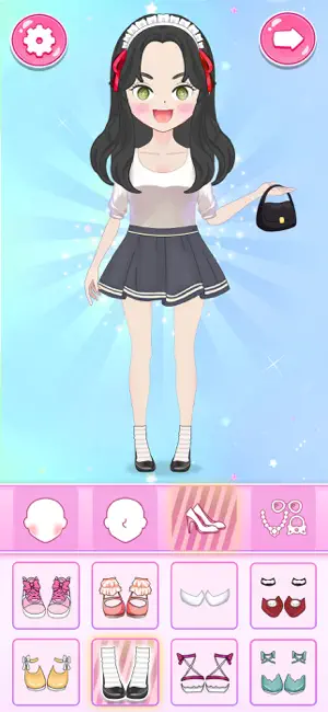 Anime Dress Up & Makeup Game screenshot 2