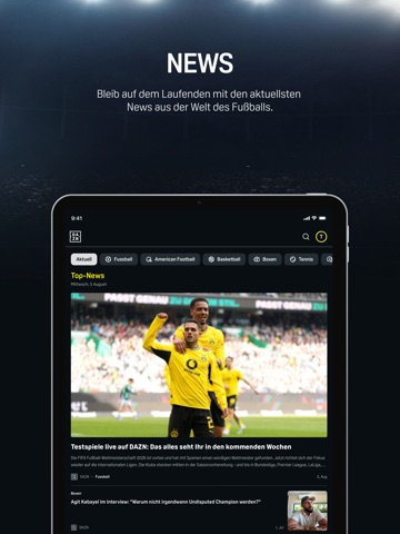 DAZN Sport Live Stream App Store preview screenshot 13