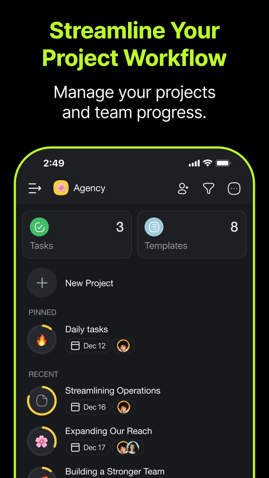 #4. Taskade - AI Agents, Chat Bots (iOS) By: Taskcade Inc.