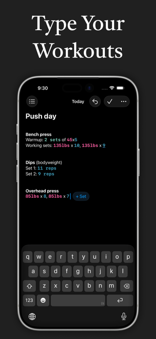 Workout Tracker - LiftPad Screenshot 1 of 5