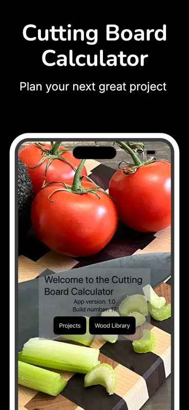 Cutting Board Calculator screenshot 1 of 3