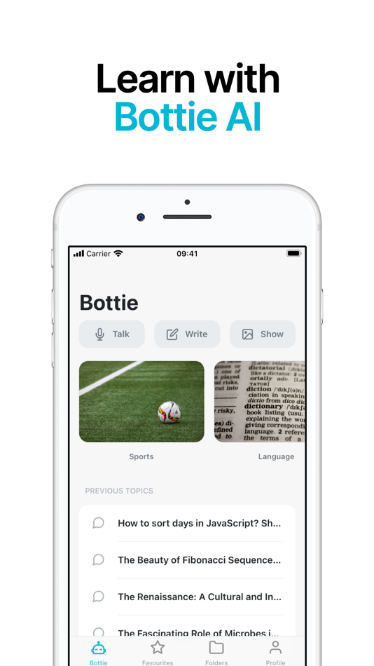 #1. Bottie - AI chatbot (iOS) 由: Swiply Oy